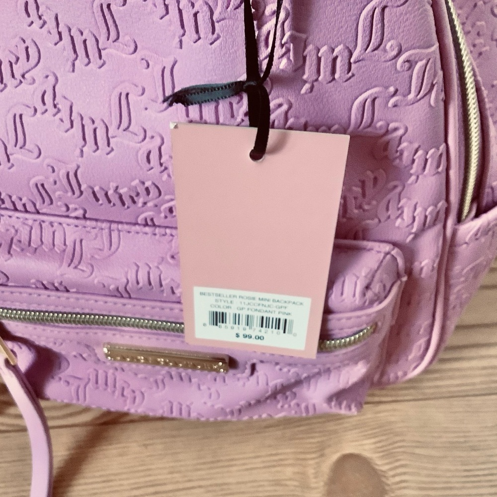 NWT. Juicy Courture mini backpack - Picture 4 of 6